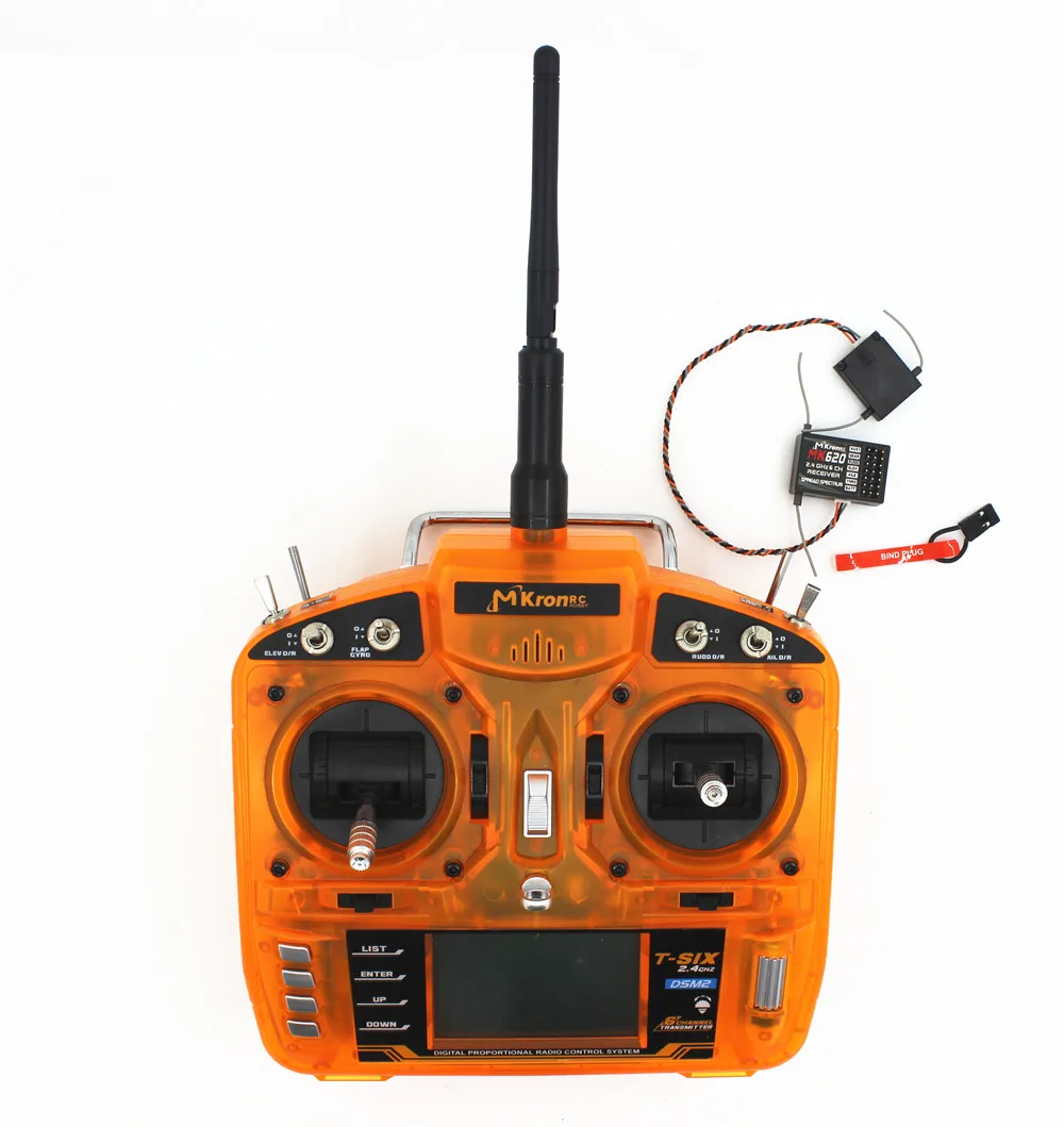 DSM2 2 4 GHz 6 Ch RC радиопередатчик пульт дистанционного управления с MK620 приемником для