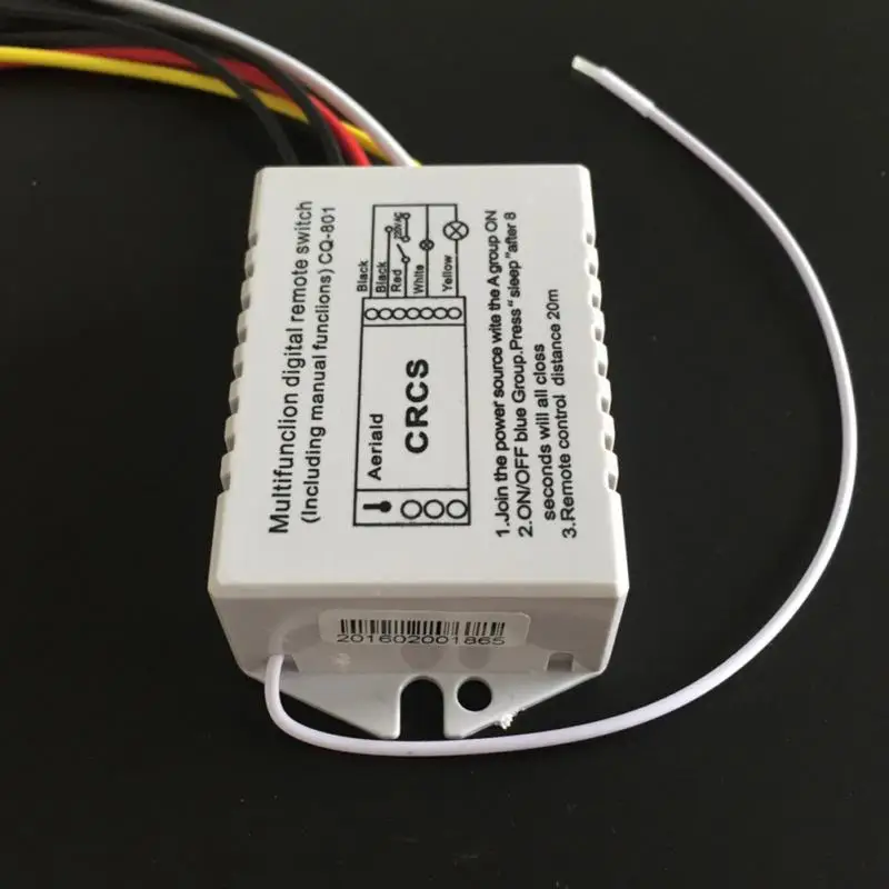 Цифровой беспроводной AC220V 2 канальный светильник домашний настенный выключатель