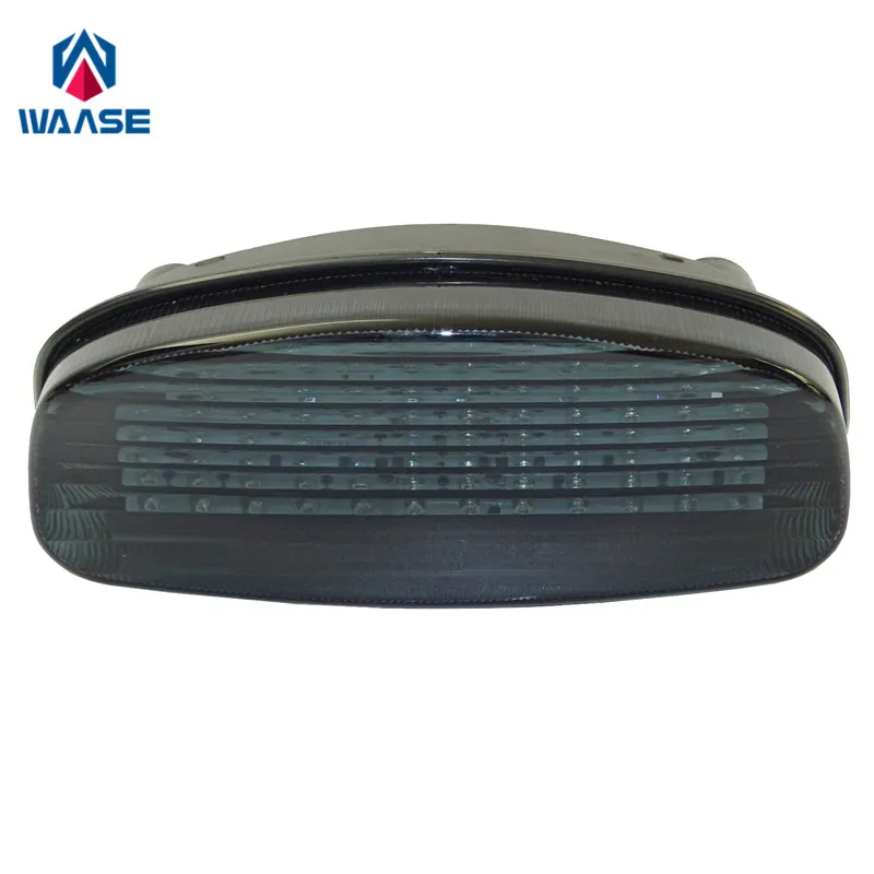 Waase для SUZUKI GS500 2001-2002/GS500F 2004-2009 хромированный задний светильник поворотники тормоза Встроенный светодиодный светильник