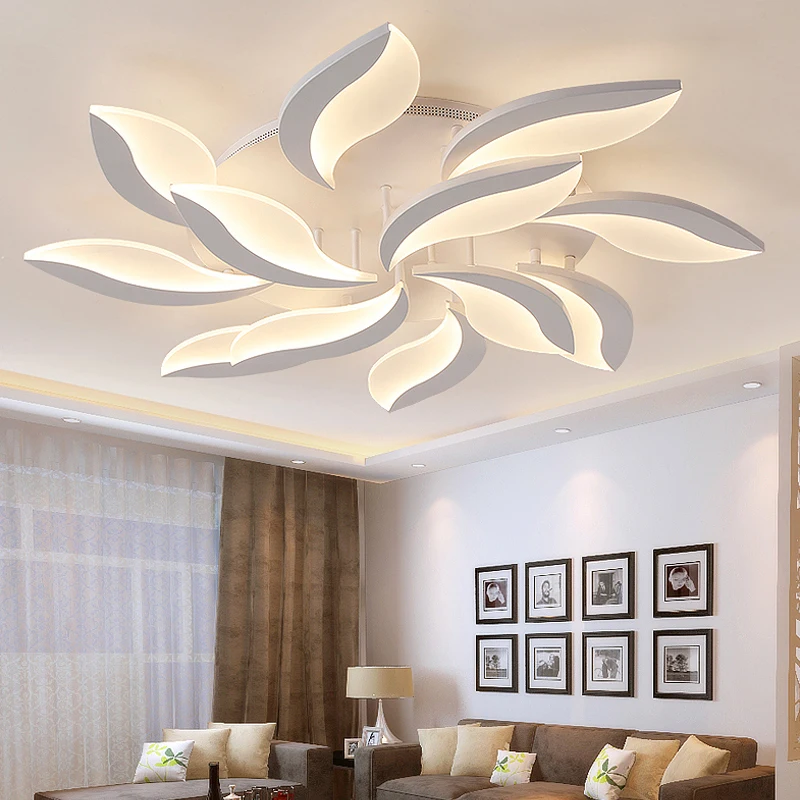 

remote control chandelier Fashion windmill modern LED chandelier Indoor home decoration Acrylic modern chandelier lighting