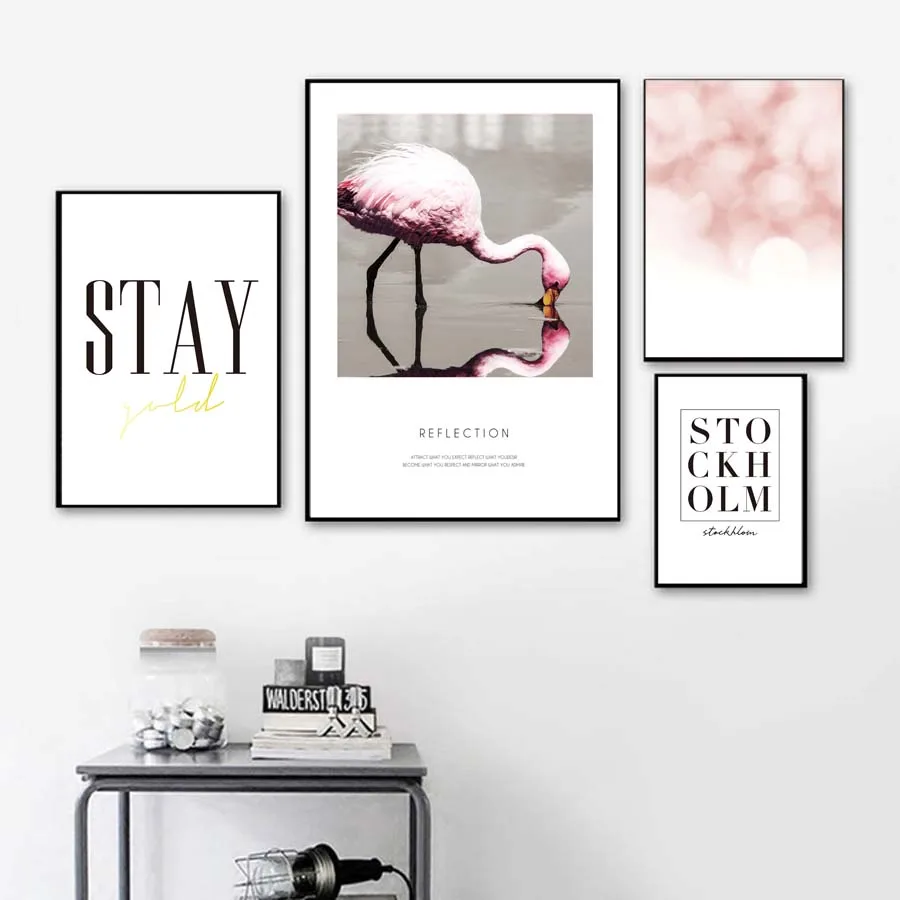 Скандинавские настенные художественные картины современный холст плакат и