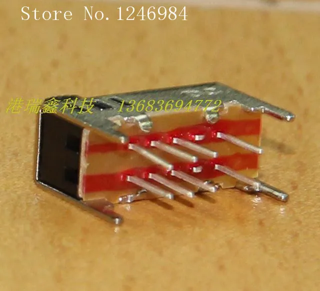 [SA]DC- DC electronic switch small toggle board dual power sliding SS-22H02--200pcs/lot | Обустройство дома