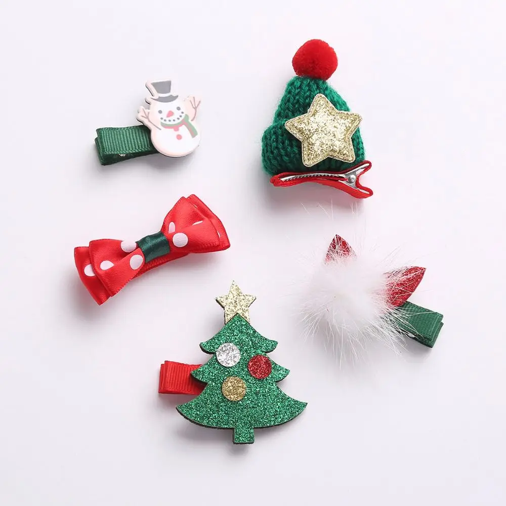 Детские заколки для волос 5 шт./лот рождественские девочек корона тиара