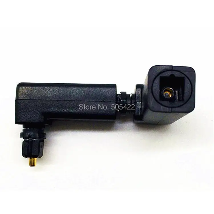 

100pcs/lot Toslink Digital Optical 90 Degree Right Angle Audio Adapter