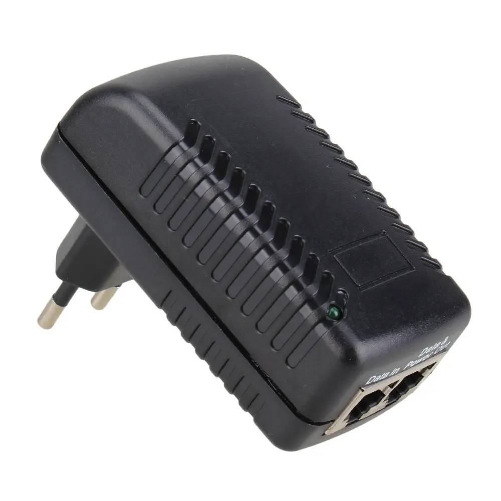 ESCAM DC24V 1A 24W POE инжектор для CCTV IP камера Инжектор переключатель Ethernet адаптер