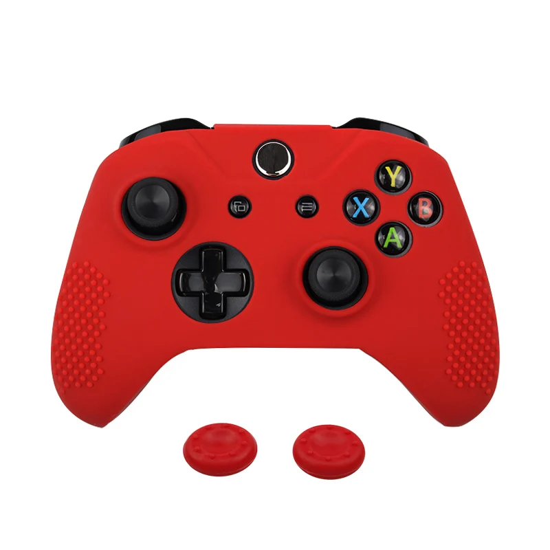 Мягкий силиконовый чехол для microsoft Xbox One Slim Gamepad аналоговые джойстики для Xbox One S контроллер защитный чехол