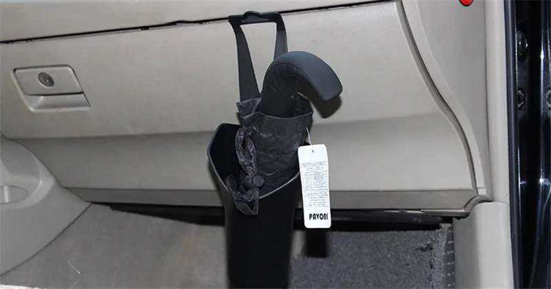 Универсальный Черный Автомобиль многофункциональный зонтик держатель мусорное