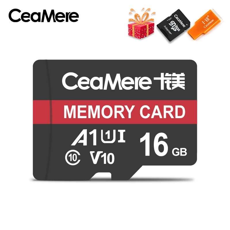 CeaMere карта памяти 256 ГБ 128 Гб 64 U3 UHS 3 32 Micro sd класс 10 1 флэш Microsd TF/SD карты для