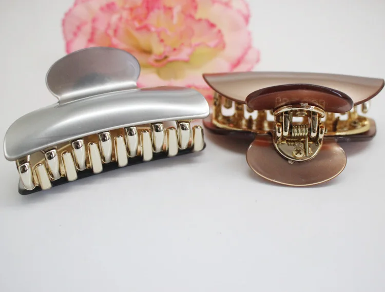 Новинка 2015 года фирменные Классические однотонные заколки для волос 7 см Детские