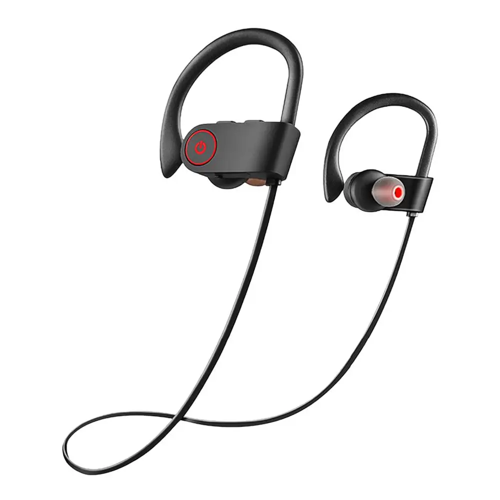 Black U8 Беспроводной Bluetooth стереонаушники с микрофоном, спортивные Беспроводной наушники мини-вкладыши Bluetooth гарнитура для IOS Android - Цвет: Black