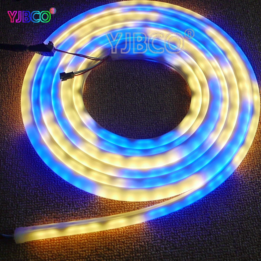 5 м/рулон высокое качество 60 светодиодный/м WS2811 гибкий неоновый цифровой RGB dream цветной светодиодный светильник DC12V