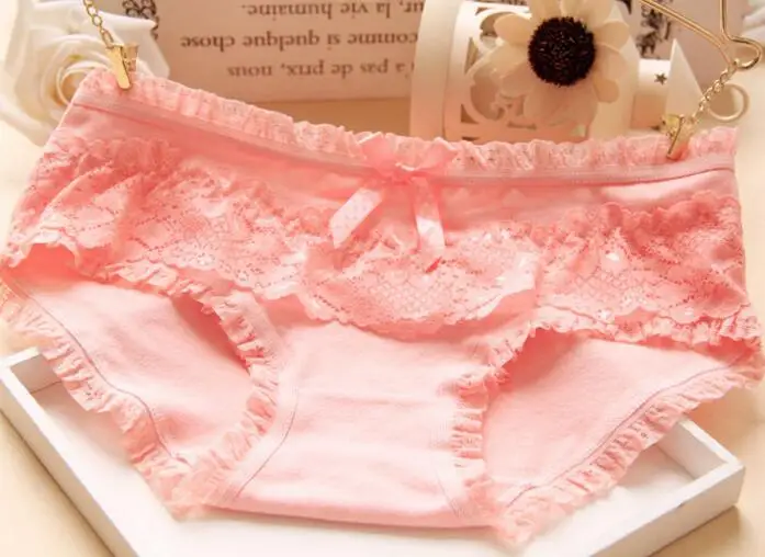 Трусики женские х/б 12 шт./лот|girls underwear panties|girls underwearpanties high |