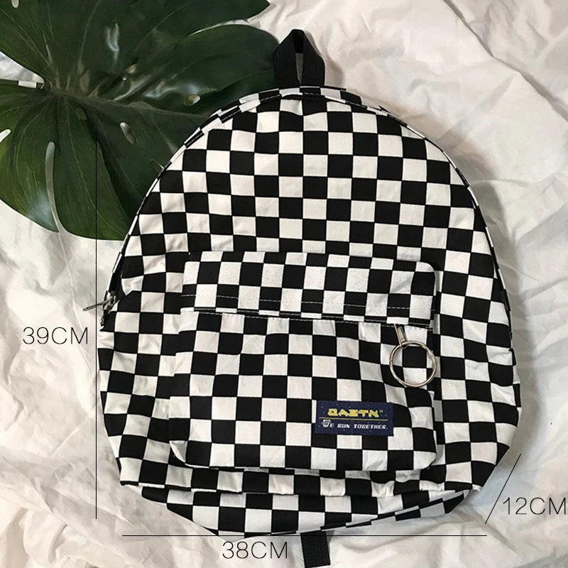 Youda Новые рюкзаки в японском стиле Харадзюку модный Классический Клетчатый
