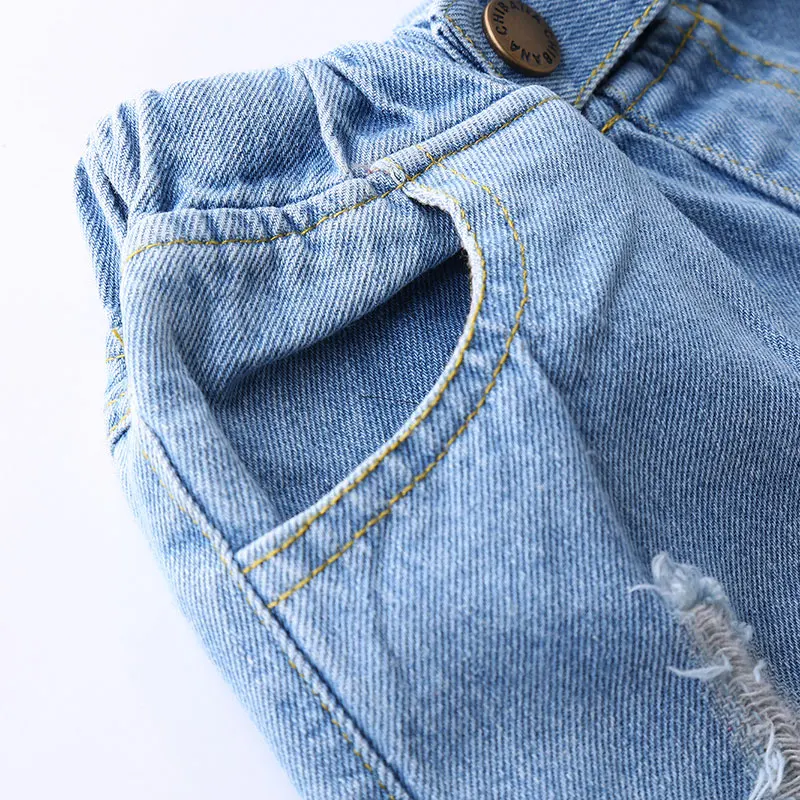 Высококачественные джинсы для мальчиков LCJMMO новинка 2017 летние маленьких