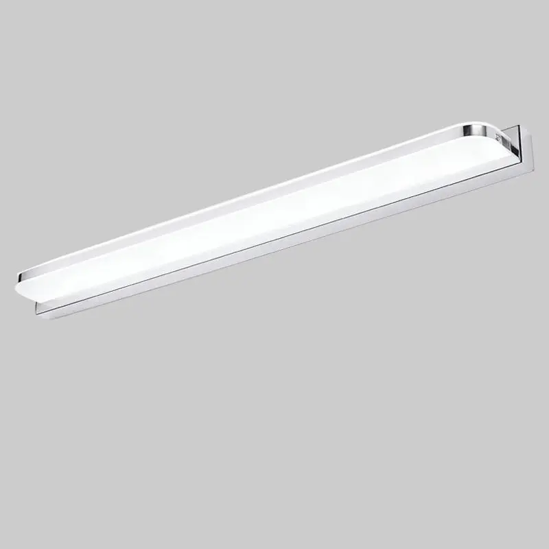 Больше Зеркало LED свет 25 см~ 112 см AC90-260V современные косметические акриловые настенный светильник Ванная комната Освещение Водонепроницаемый