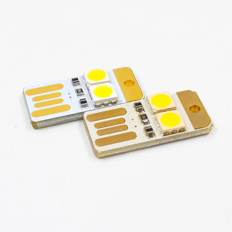 2 шт. мини USB мощность светодио дный светодиодный ночник В лампа 5 в