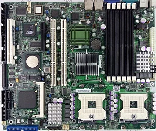 Подходит для Supermicro X6DVA-4G X6DVA-4G2 E7320 двойная материнская плата 604 SCSI интерфейс SATA IDE
