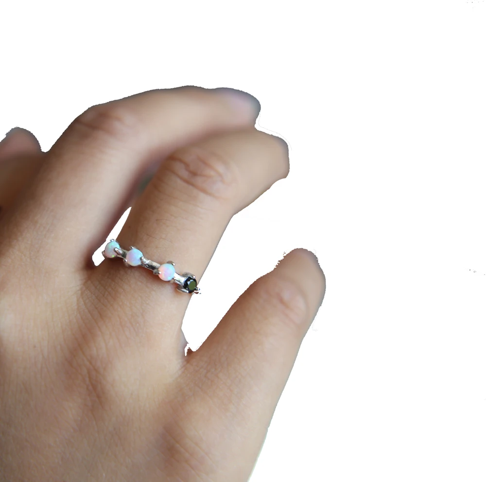 Sapphires новые ювелирные изделия горячая Распродажа огненные опалы фианиты Aaa