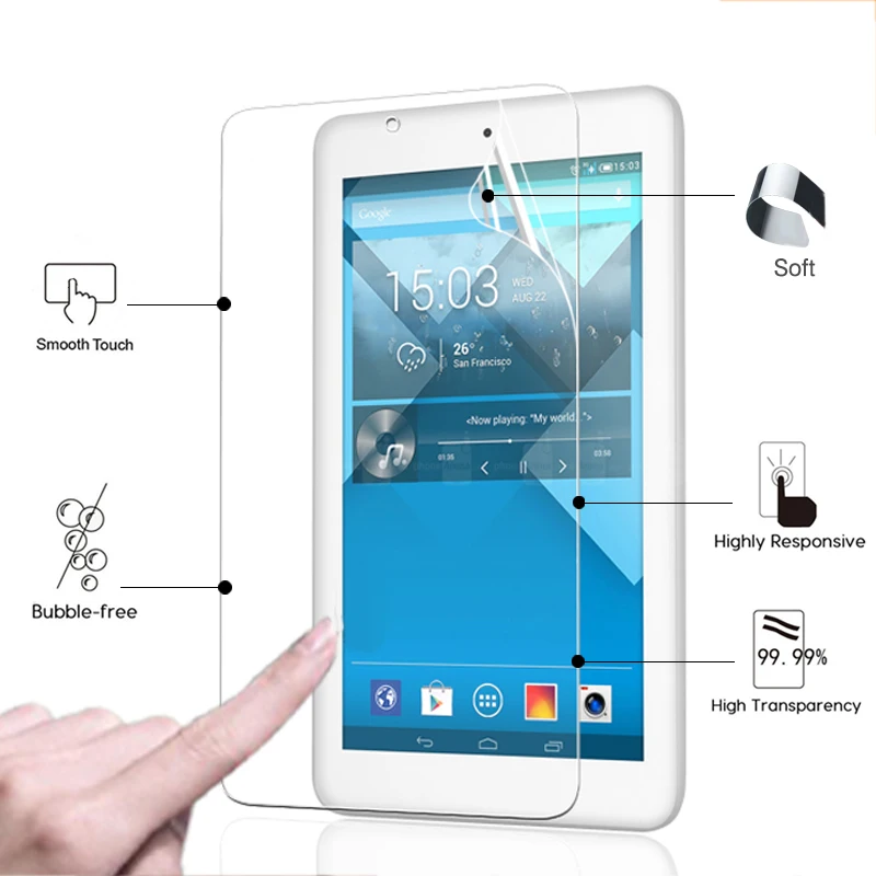 Ультратонкая Защитная пленка для HD ЖК экрана Alcatel One Touch POP 7 P310X 0 ''планшетного