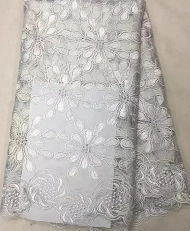 2017 Latest French Nigerian Laces Fabrics High Quality Tulle African Fabric Wedding Lace VTL1126 | Дом и сад