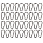 36 шт.лот 304 нержавеющая сталь 60 мм многофункциональная пружинная защелка карабин быстроразъемный замок кольцо крюк M6