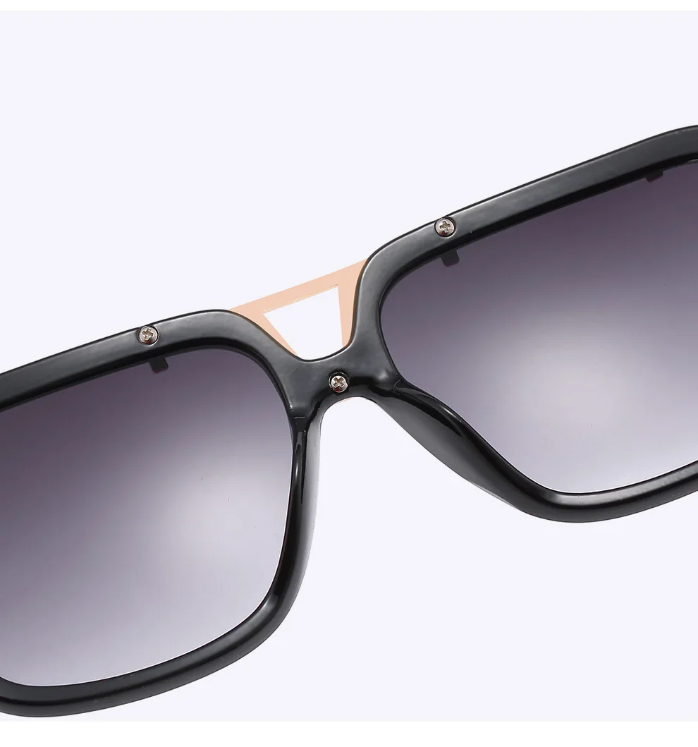 Ретро Винтажные квадратные мужские поляризованные солнцезащитные очки на заказ