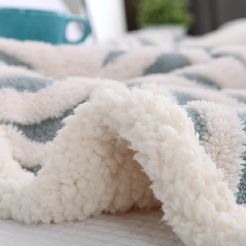 Зеленый модный двойной стерео матовый хлопок постельные принадлежности ковер