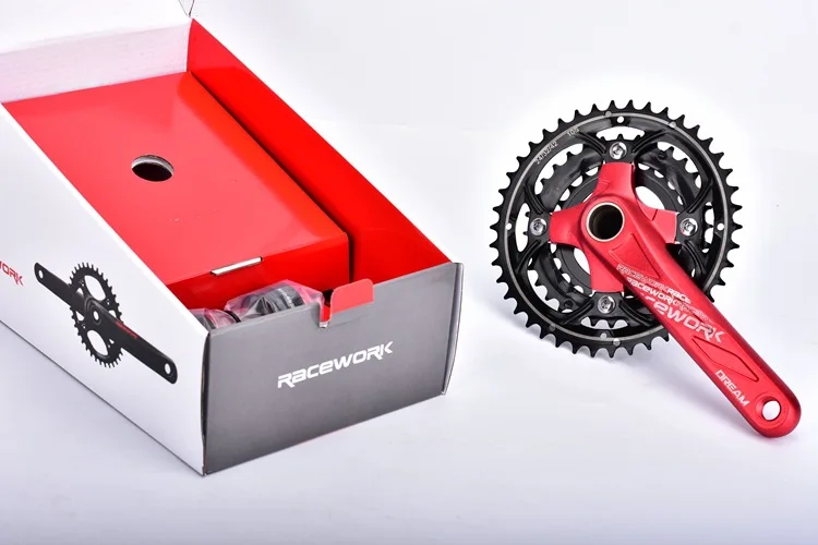Mtb велосипедная педаль RACEWORK 22-32-44T на CNC 104 BCD велосипедная ручка 170 мм для 27/30 велосипедных скоростных частей