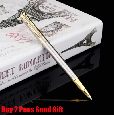 Silver Pen Классический дизайн высокого качества бренд чернильный фонтан ручка для офисных работников быстрое письмо ручка YongSheng1122 - Цвет: Silver Pen