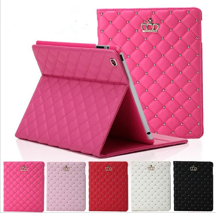 Высококачественный сетчатый чехол с короной для apple iPad 2 искусственная кожа 3 ipad 4