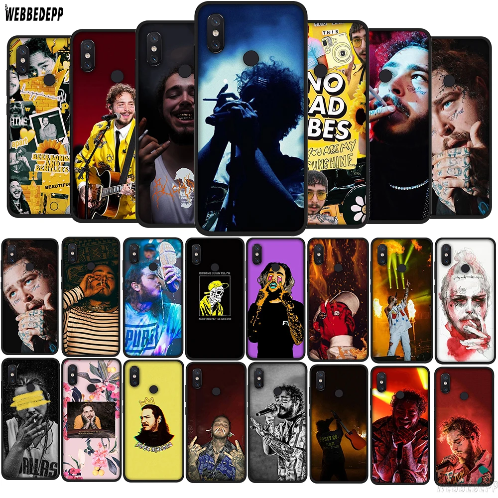 WEBBEDEPP Post Malone Austin Richard TPU чехол для Xiaomi Redmi 5A 6A S2 5 Plus Note 6 7 Pro мягкий чехол|Бамперы| |