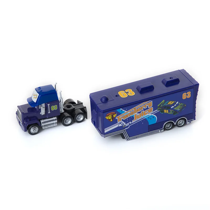 Disney Pixar Cars 2 3 игрушки № 35 грузовик молния McQueen Джексон шторм Рамирез Мак дядюшка 1:55 литой модельный автомобиль игрушка детский подарок