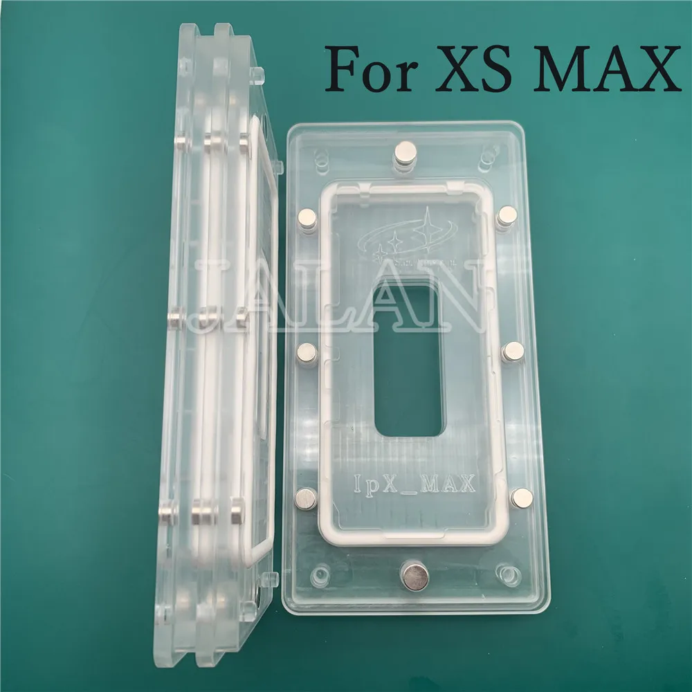 Зажимная форма для iphone XS Max Lcd стеклянная рамка Магнитная стеклянной рамы