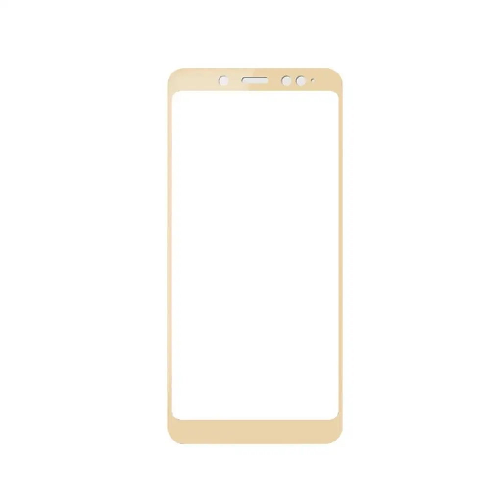 Полное закаленное стекло для Xiaomi Redmi S2 защита экрана на Redmi S 2 глобальная версия изогнутые края защитная пленка GLAS Sklo крышка - Цвет: Gold