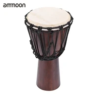 ammoon professional 8 10 african drum djembe hand bongo drum music percussion instrument select hardwood body goatskin head