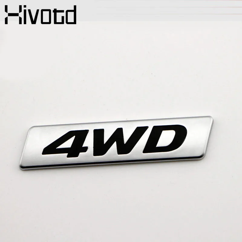 Hivotd автомобиль 4WD 2 0 эмблемы автомобильный Стайлинг Хром ABS аксессуары для хундай