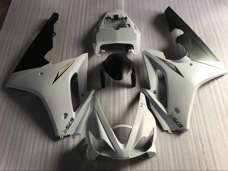 Набор обтекателей для литья под давлением Triumph Daytona675 06 07 08 daytona 675 2006 2007 2008 ABS белый