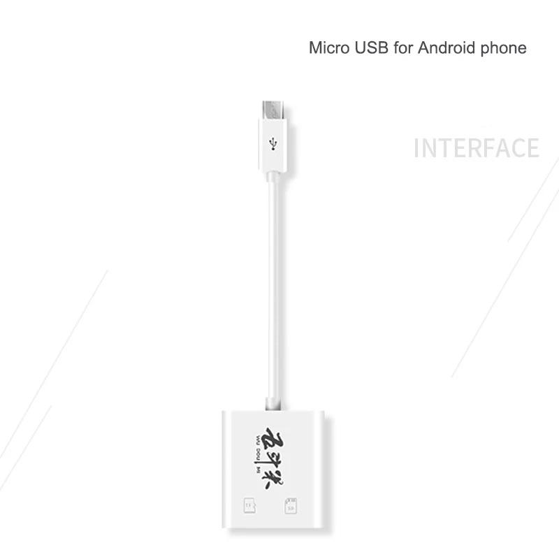 i-Flash Drive Micro SD/TF/SD Memory Card Reader with Cable and APP to Add Extra Storage For iOS Android Type-c USB Devices | Компьютеры и