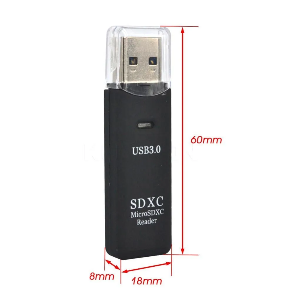 Ультра высокая скорость 2 в 1 USB 3 0 кард ридер флэш адаптер Micro SD SDXC|Картридеры| |