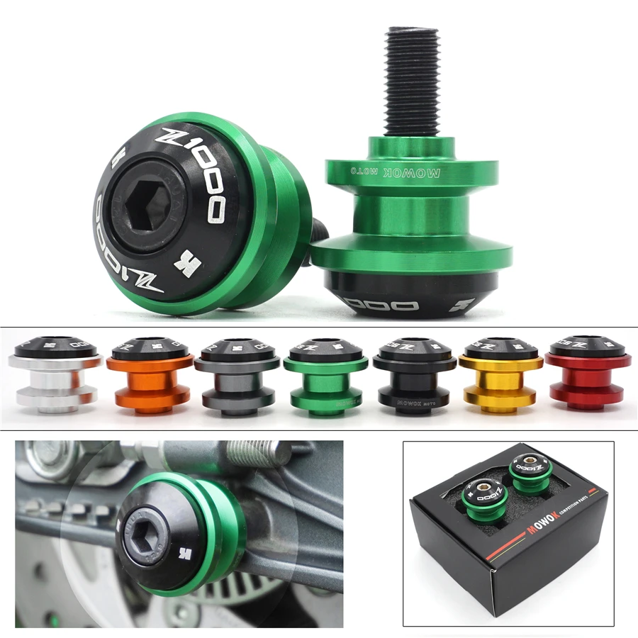 Новейший товар с логотипом 8 мм 10 ЧПУ маятниковые катушки слайды для KAWASAKI Z1000 Z1000SX