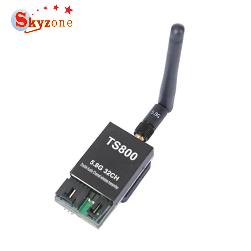 Skyzone TS800 5 8G 32CH Двухканальный беспроводной передатчик AV FPV SMA Мужской NTSC/PAL для