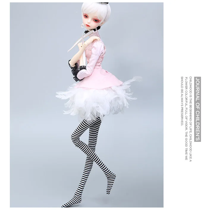 BJD одежда 1/4 Кукла тело для MSD женский Девушка черное платье YF4 до 365 для DC Queena аксессуары для игрушечной куклы