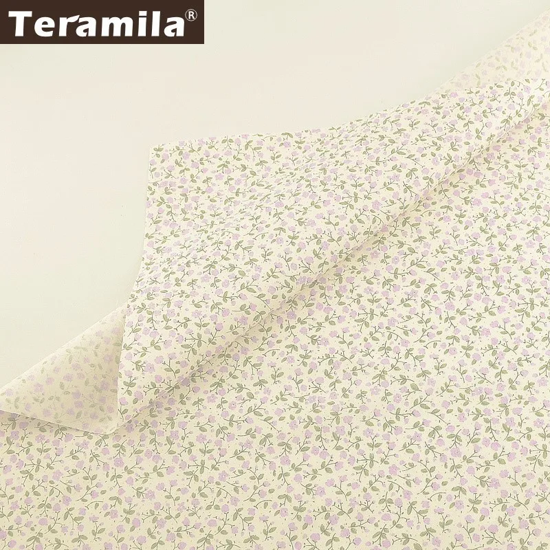 TERAMILA Telas, хлопок, ткань, с цветочным принтом, жировые четверти, лоскутное шитье, кукла, швейная ткань, сделай сам, 6 шт./40 см x 50 см, Tissu