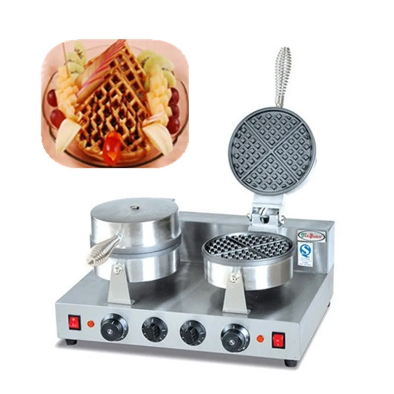 

Newly designed double waffle baking oven commercial waffle maker waffle baker