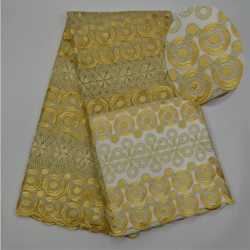 Последние Африканских Кружева Платье Блесток Вышитые вино Кружевной Отделкой