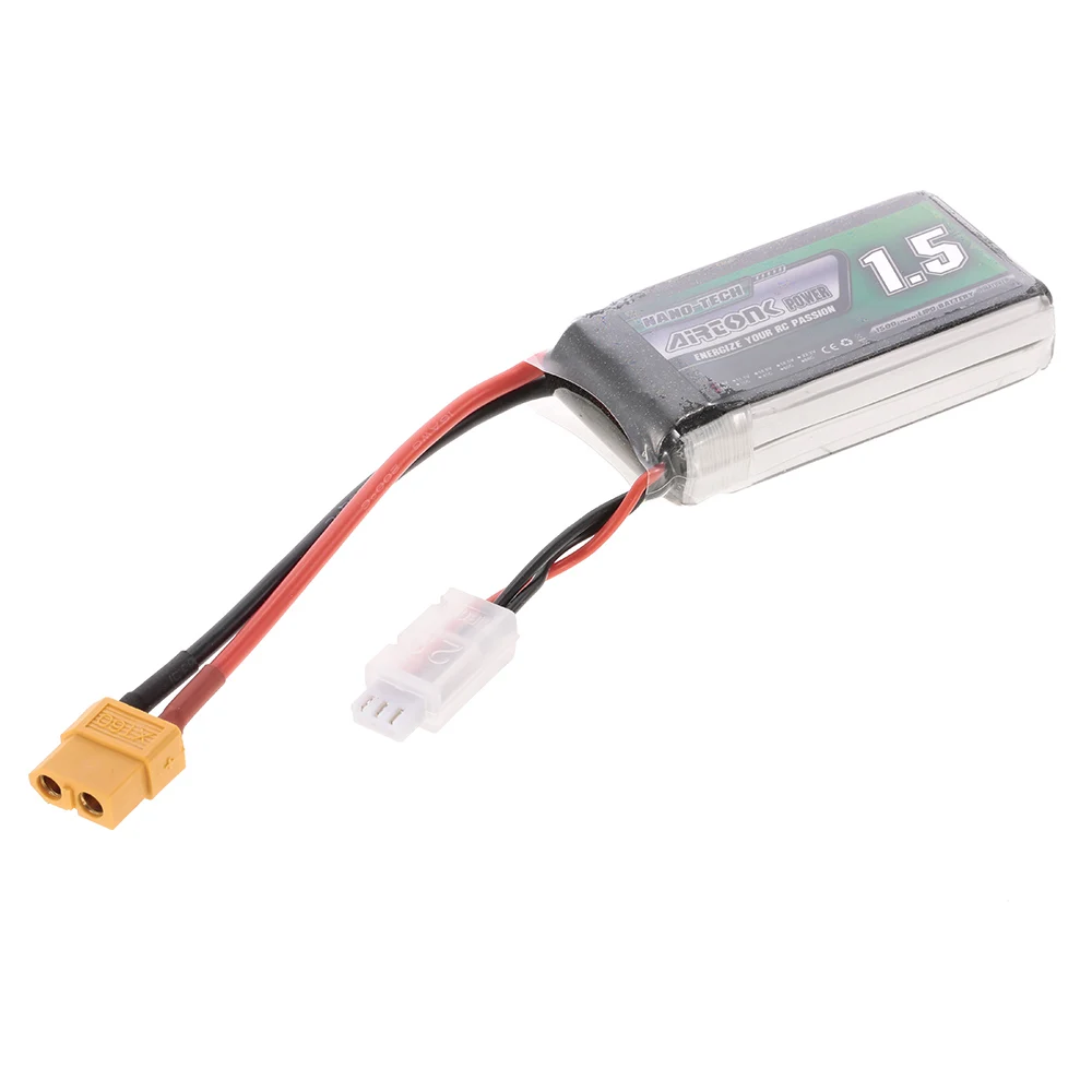 Аккумуляторная батарея LiPo 7 4 В 1500 мАч 850 600 450 30C 2S XT30 XT60 штекер для гоночного дрона