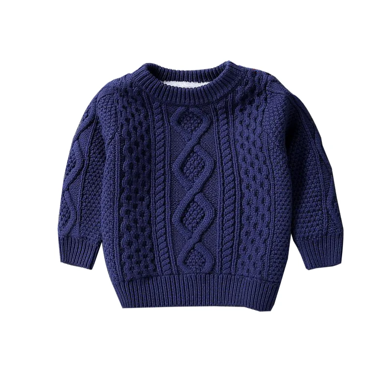 

Free shipping winter Children cashmere sweater knit twist baby boys girls thickened sweater
