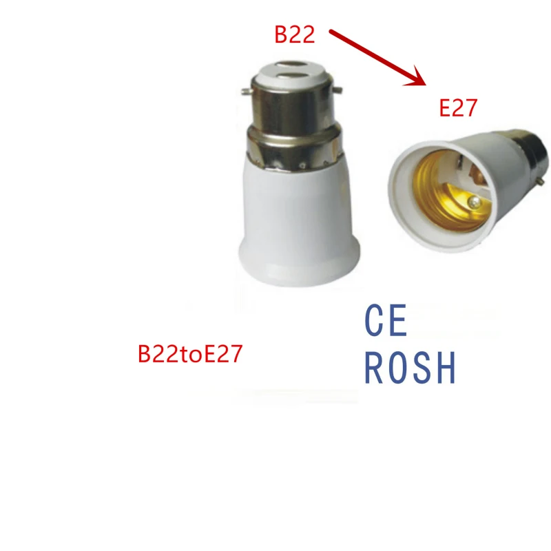 

Колпачок лампы преобразования B22 в E27, штык становится винтом B22 к E14 B22 к GU10