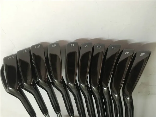 Honma TW737P Железный набор черный Honma утюги для гольфа Honma Tour World клюшки для гольфа 3-11Sw R/S Flex сталь/графит вал с крышкой на голову