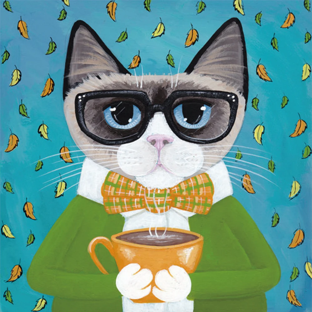 5D Diy Diamond Pattern Cross Stitch Painting Eye cat Unfinished Animal Embroidery Picture Rhinestone home decor | Дом и сад
